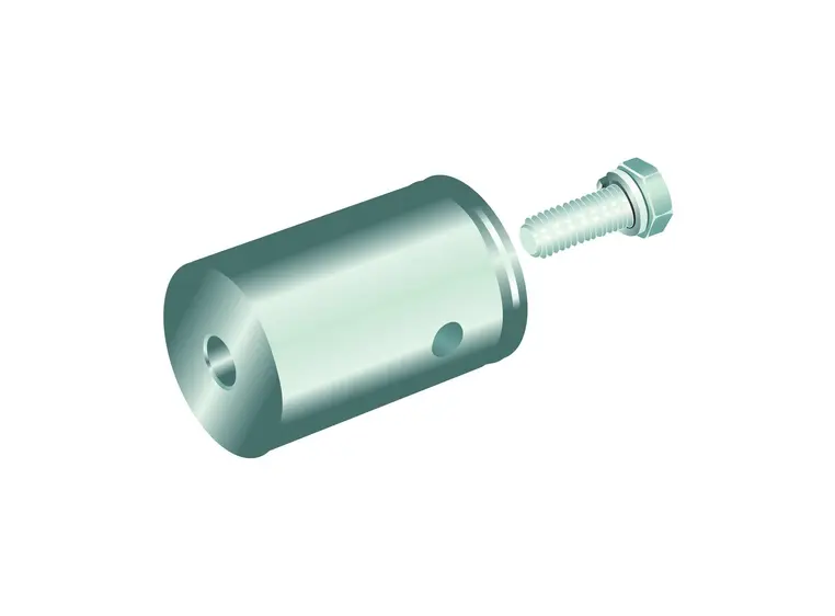 ALUTRUSS QUADLOCK female conical coupler w.screw 
